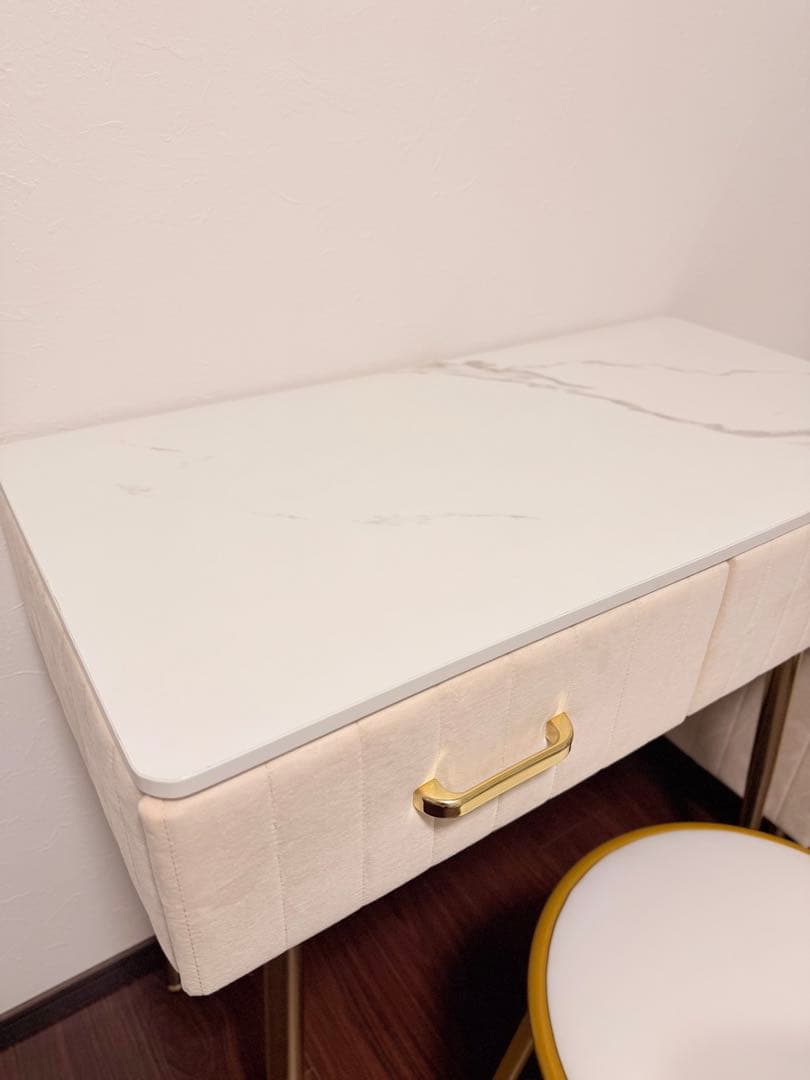 ピンク ベロア ドレッサー 化粧台のみ