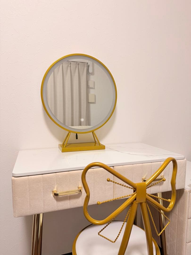 ピンク ベロア ドレッサー 化粧台のみ