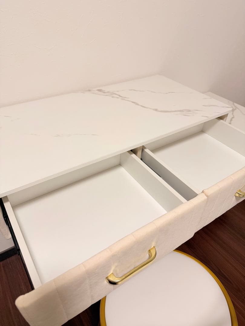 ピンク ベロア ドレッサー 化粧台のみ