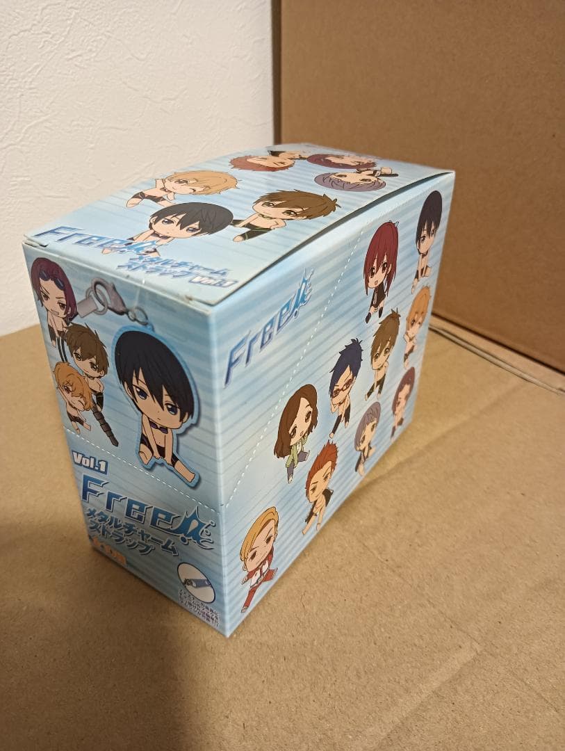 【新品未開封】Free! メタルチャームストラップ Vol.1 10個入 BOX
