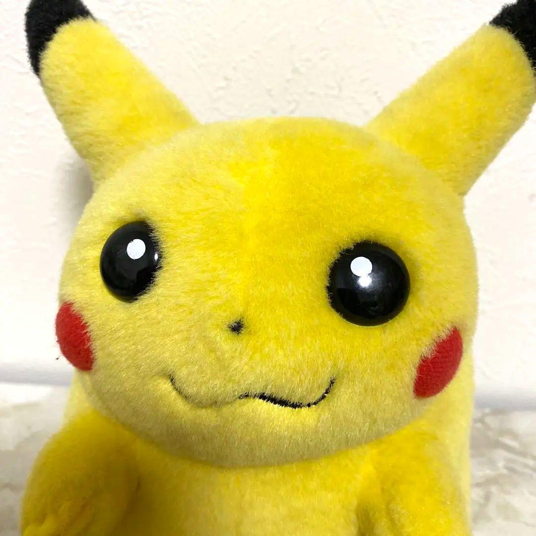 当時物 レア ピカチュウ ぬいぐるみ TOMY 初期 平成レトロ m2 - メルカリ