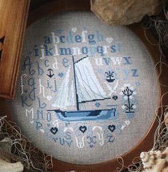 クロスステッチ図案集 「SI LA MER M'ÉTAIT COMPTÉE 」