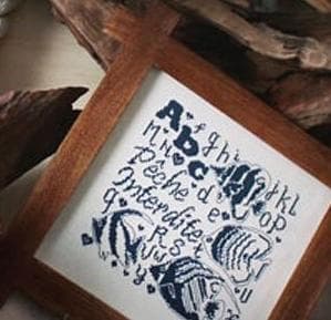 クロスステッチ図案集 「SI LA MER M'ÉTAIT COMPTÉE 」