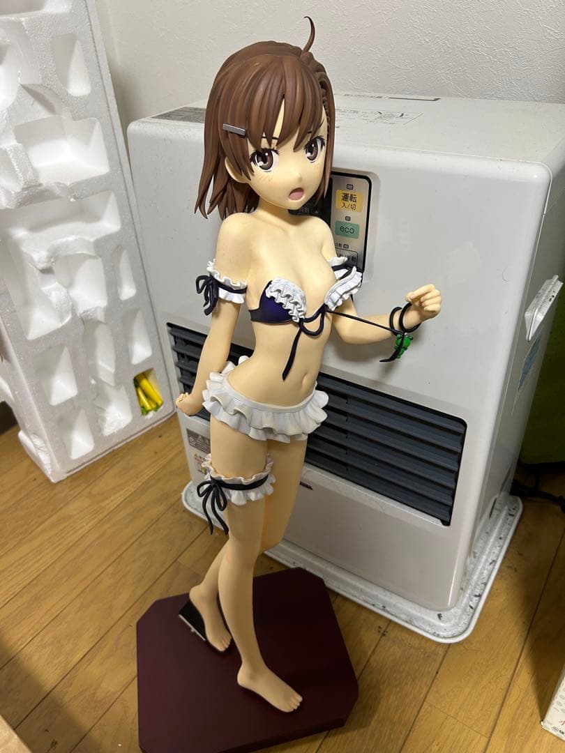 1/2.5 とある科学の超電磁砲S 御坂美琴水着フィギュア やわらかバスト版