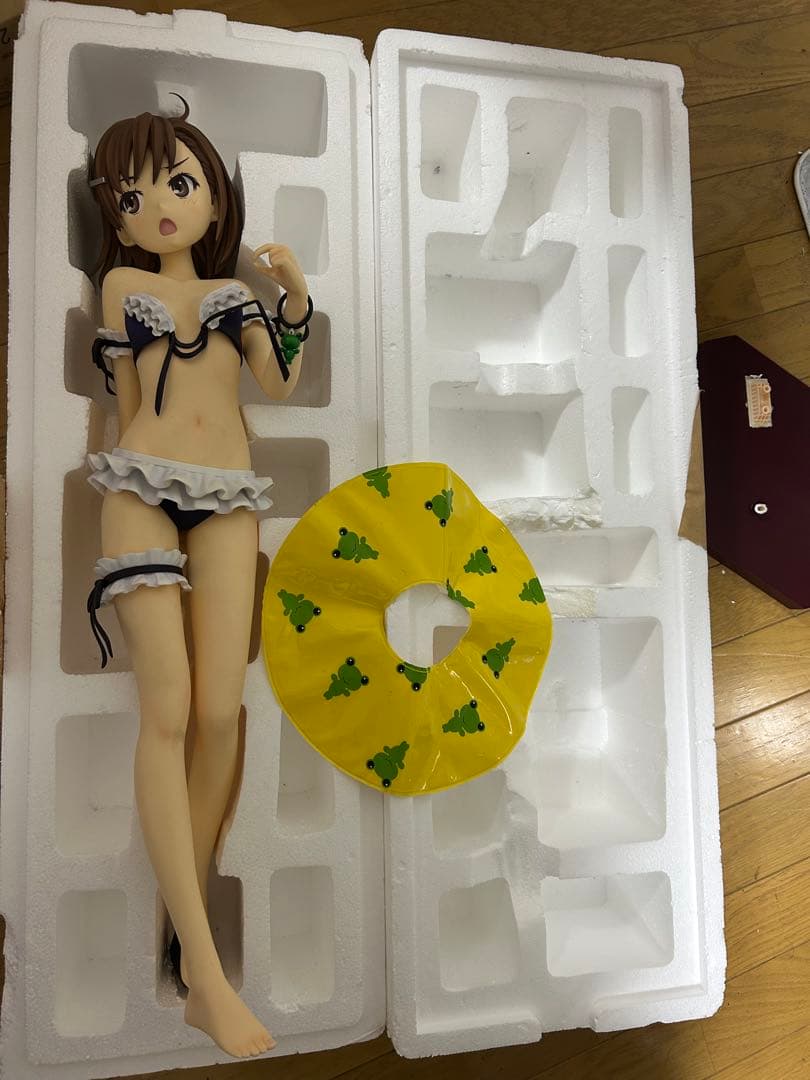 1/2.5 とある科学の超電磁砲S 御坂美琴水着フィギュア やわらかバスト版