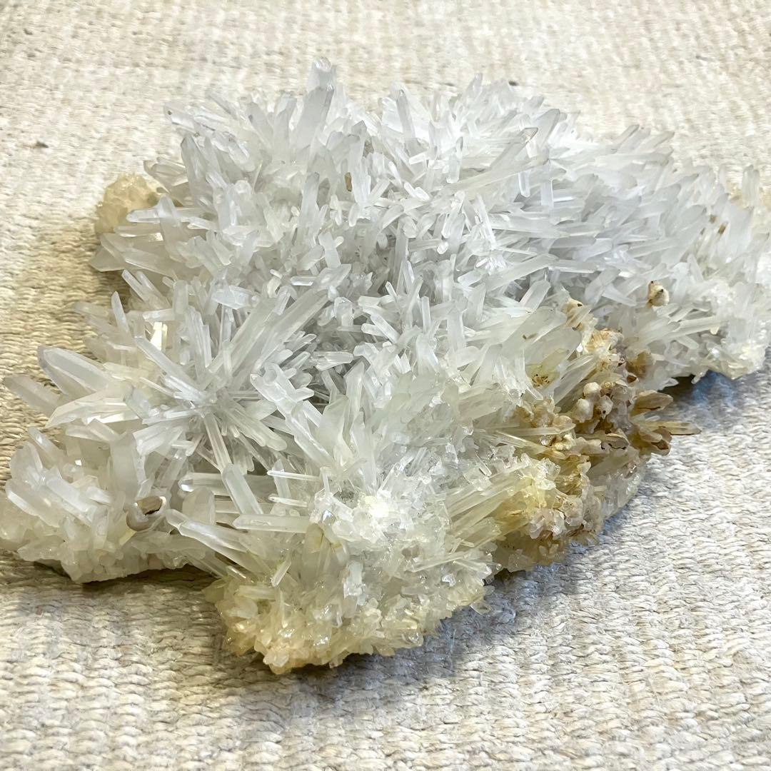 水晶 クラスター 24.5cm 自然科学 インテリア