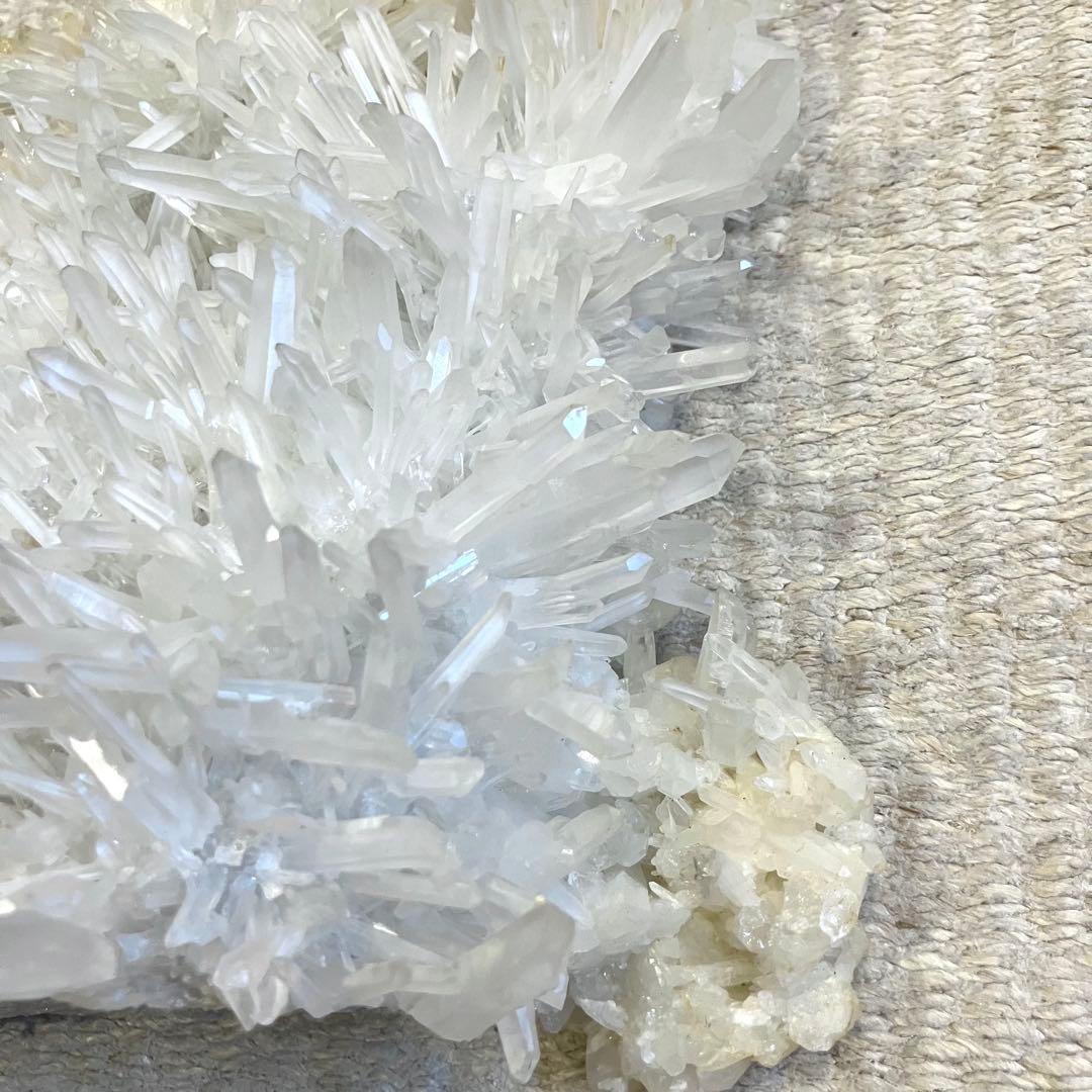 水晶 クラスター 24.5cm 自然科学 インテリア