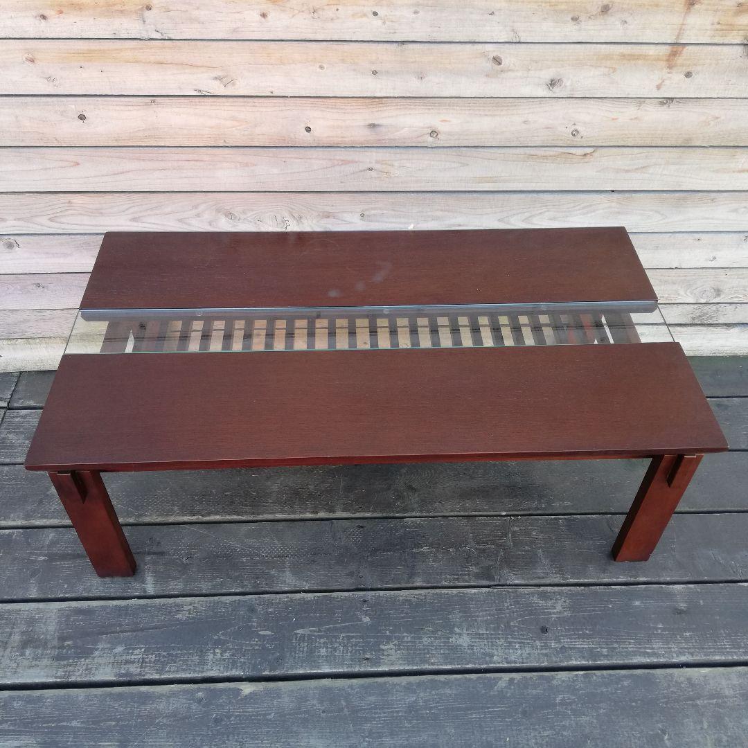 M● a.Flat(エーフラット) ガラス・ローテーブル