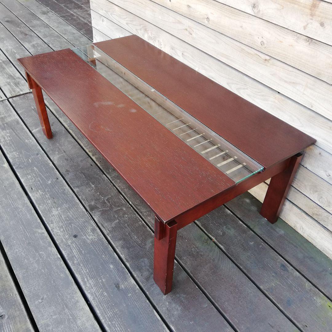 M● a.Flat(エーフラット) ガラス・ローテーブル