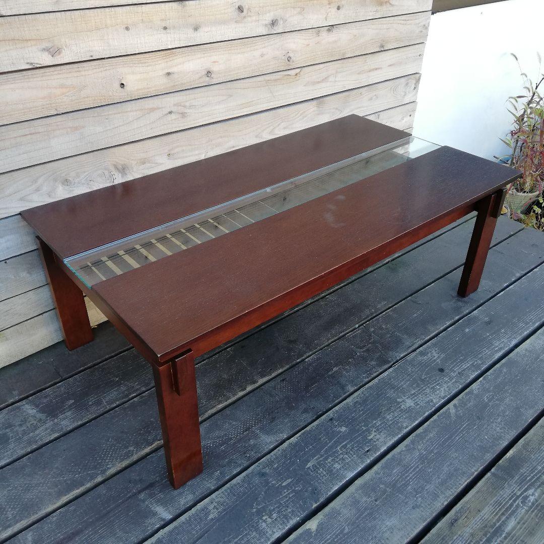 M● a.Flat(エーフラット) ガラス・ローテーブル