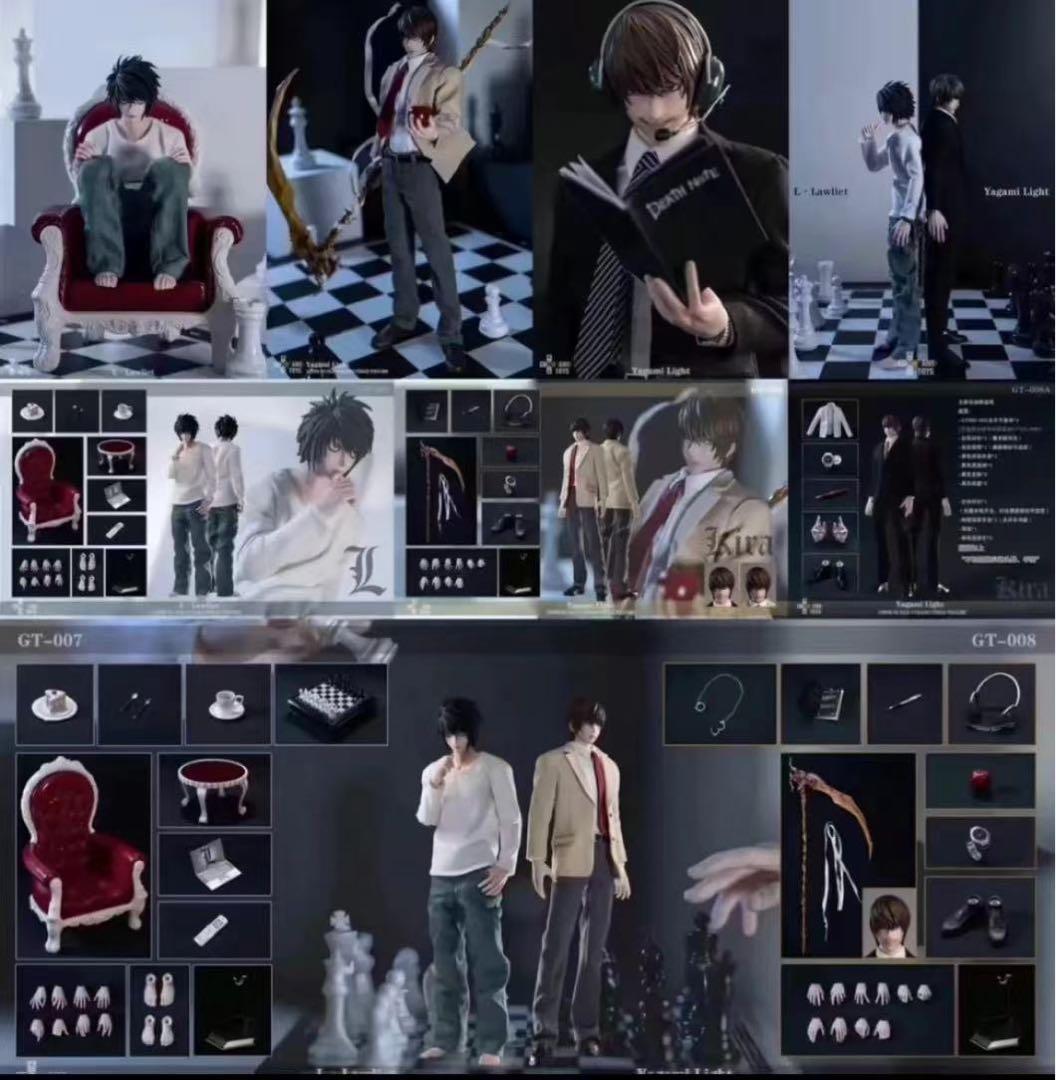 デスノートエルL夜神月GT007 +GT008 +GT008A可動フィギュア - メルカリ