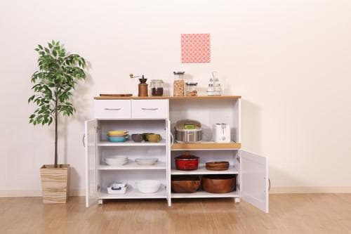 《新品・送料無料》キッチンカウンター　１２０幅