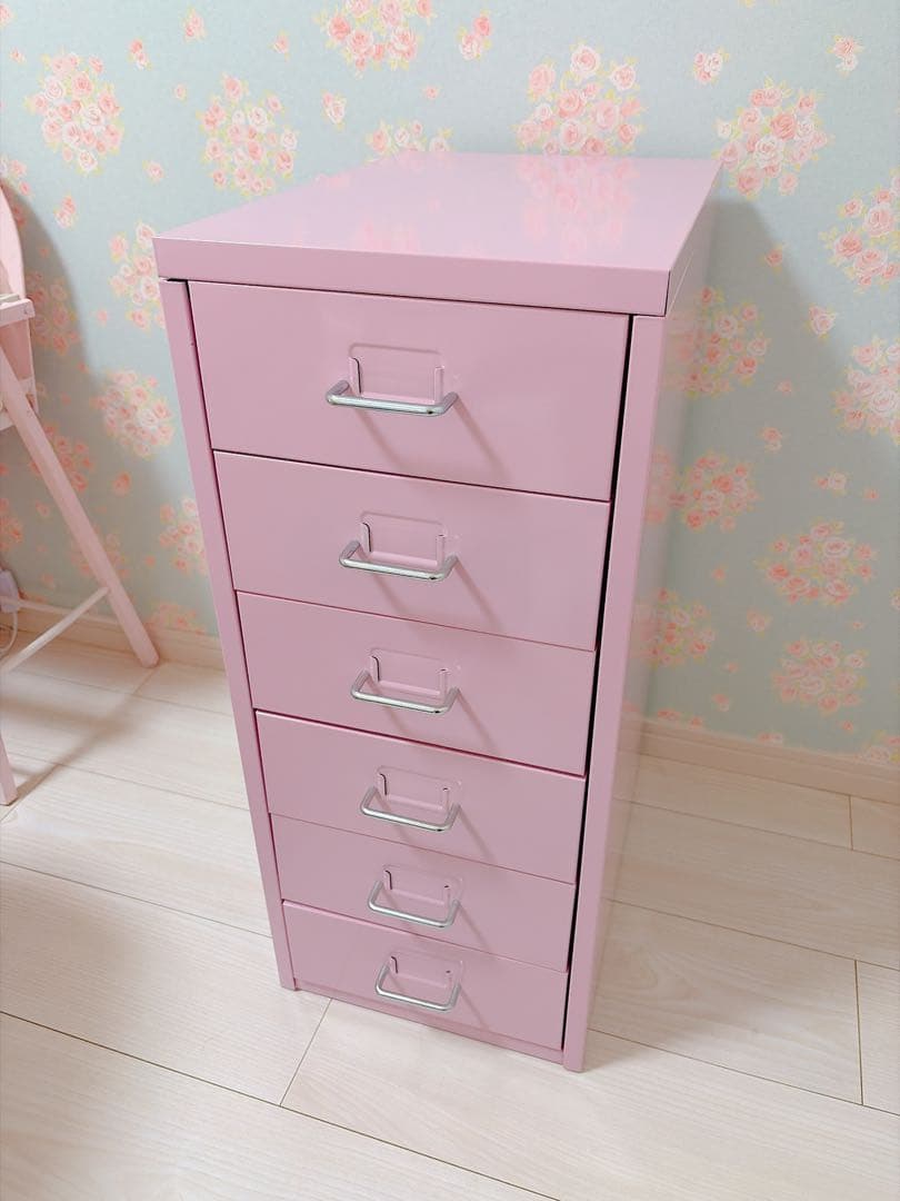 IKEA ヘルメル ピンク