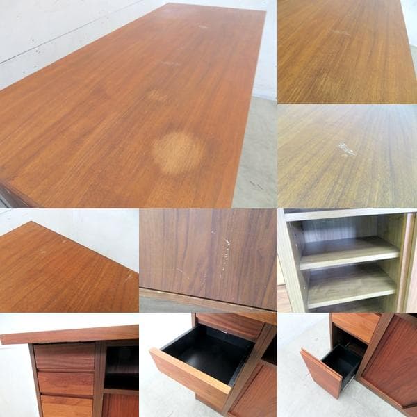 高野木工■16.3万■ヴィネ■ウォールナット■キッチンカウンター■