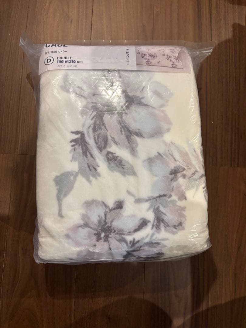 ‪*☆様 Francfranc 花柄 ダブルサイズ 掛け布団カバー未使用、未開封
