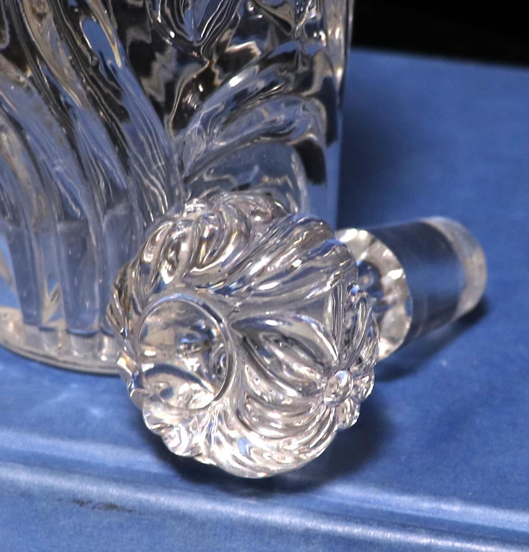 アンティーク・サンルイ 希少型 香水瓶 15.5cm 水仙の花 パフュームボトル