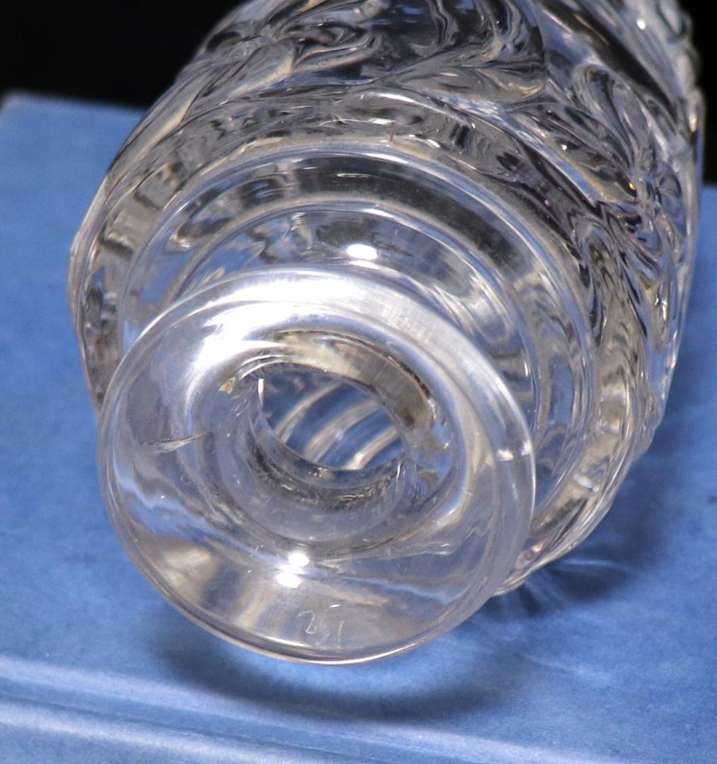 アンティーク・サンルイ 希少型 香水瓶 15.5cm 水仙の花 パフュームボトル