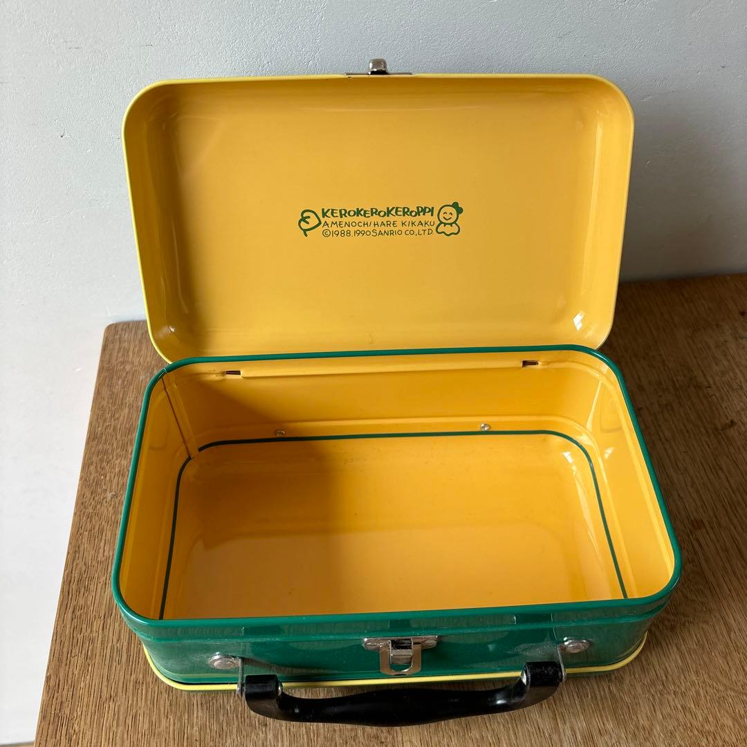 サンリオ けろけろけろっぴ 缶ケース 小物入れ ボックス レトロ 美品