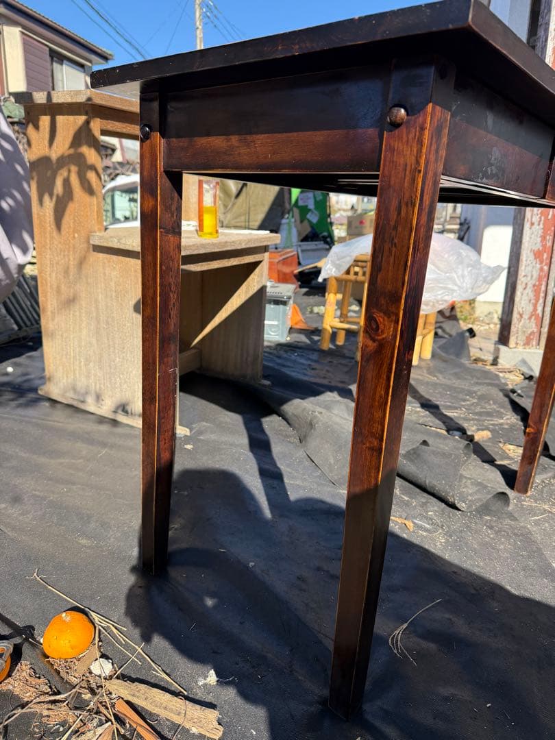 引取限定　CHERRY シャートップテーブル TA-12 マレーシア　木製デスク