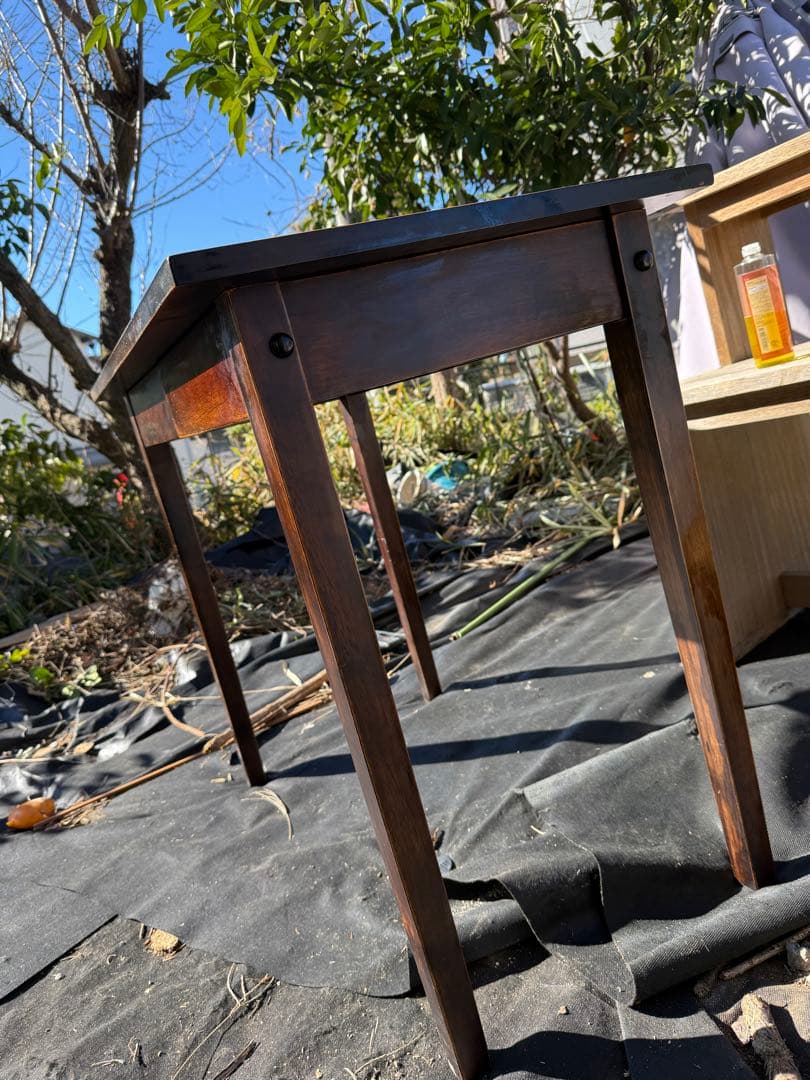 引取限定　CHERRY シャートップテーブル TA-12 マレーシア　木製デスク