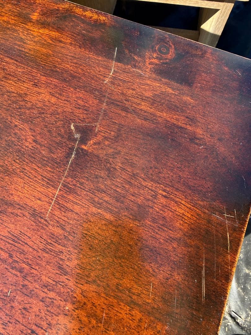 引取限定　CHERRY シャートップテーブル TA-12 マレーシア　木製デスク