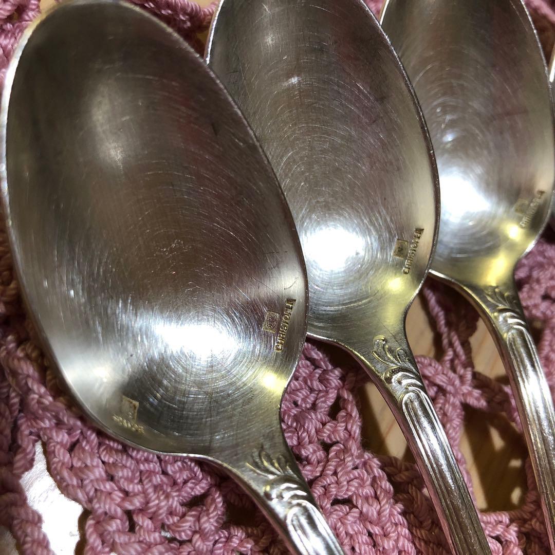 CHRISTOFLE FRANCE マルリー　スプーン　刻印あり