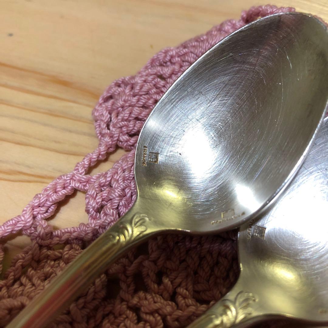 CHRISTOFLE FRANCE マルリー　スプーン　刻印あり