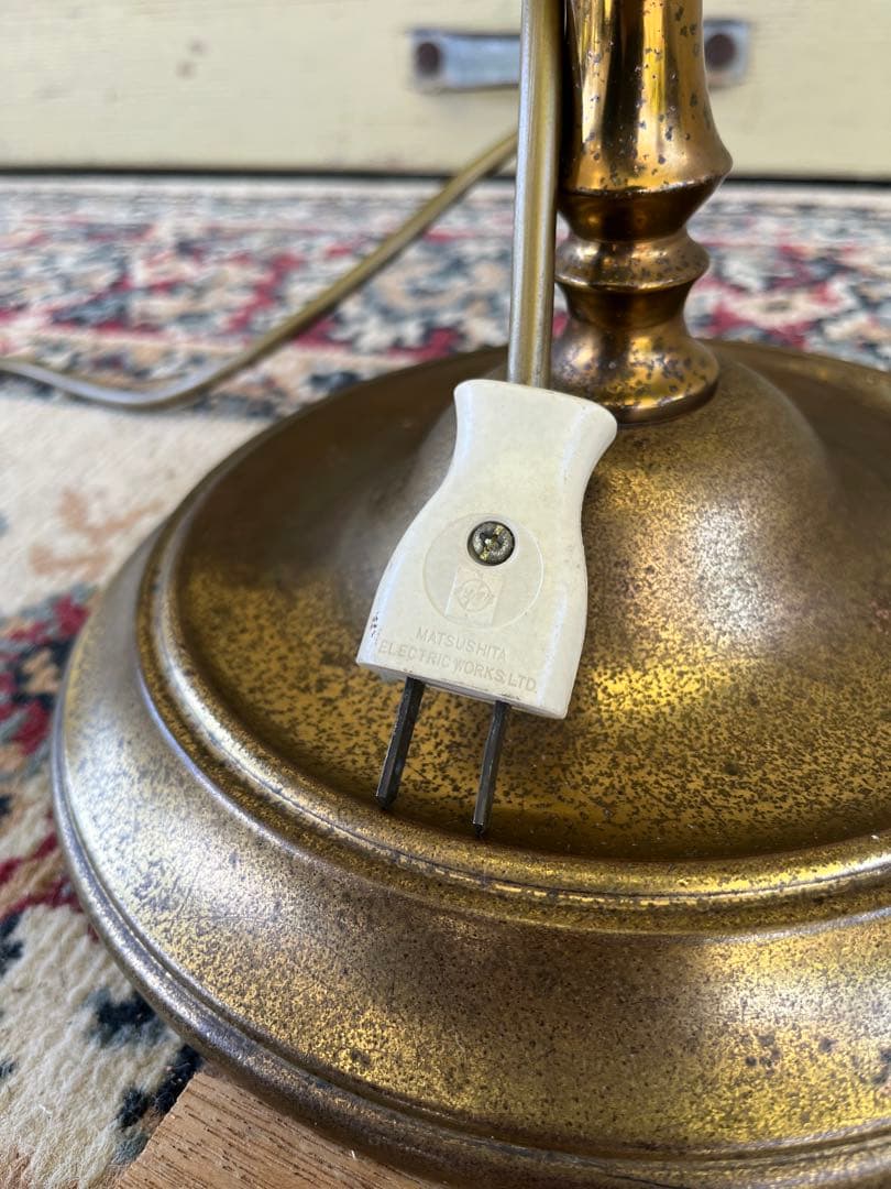 ぱせり様専用 真鍮フロアライトクラシック 狩猟画 ランプシェード