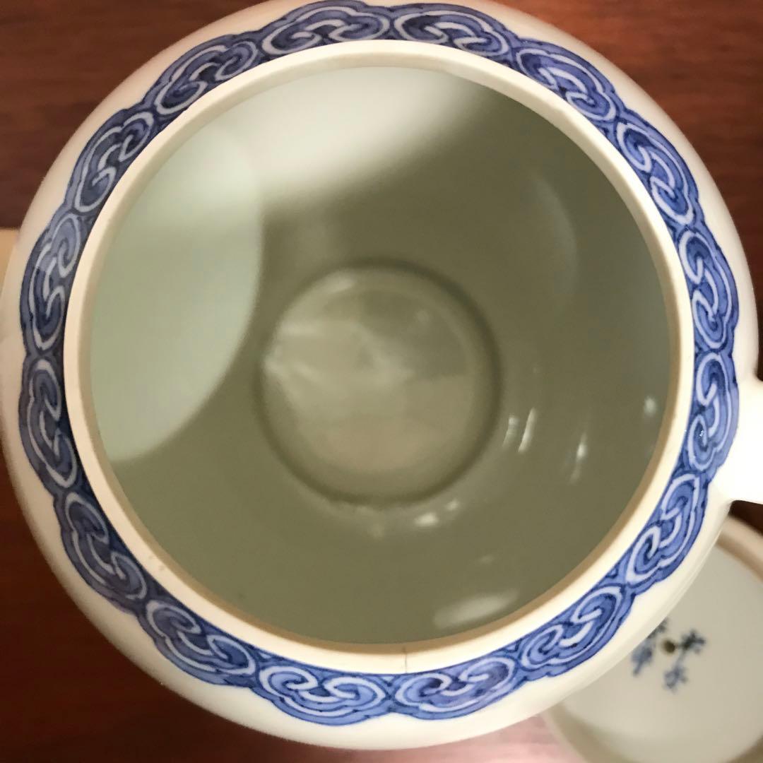 平安春峰 水注 染付 蘭 茶道 茶道具 - メルカリ