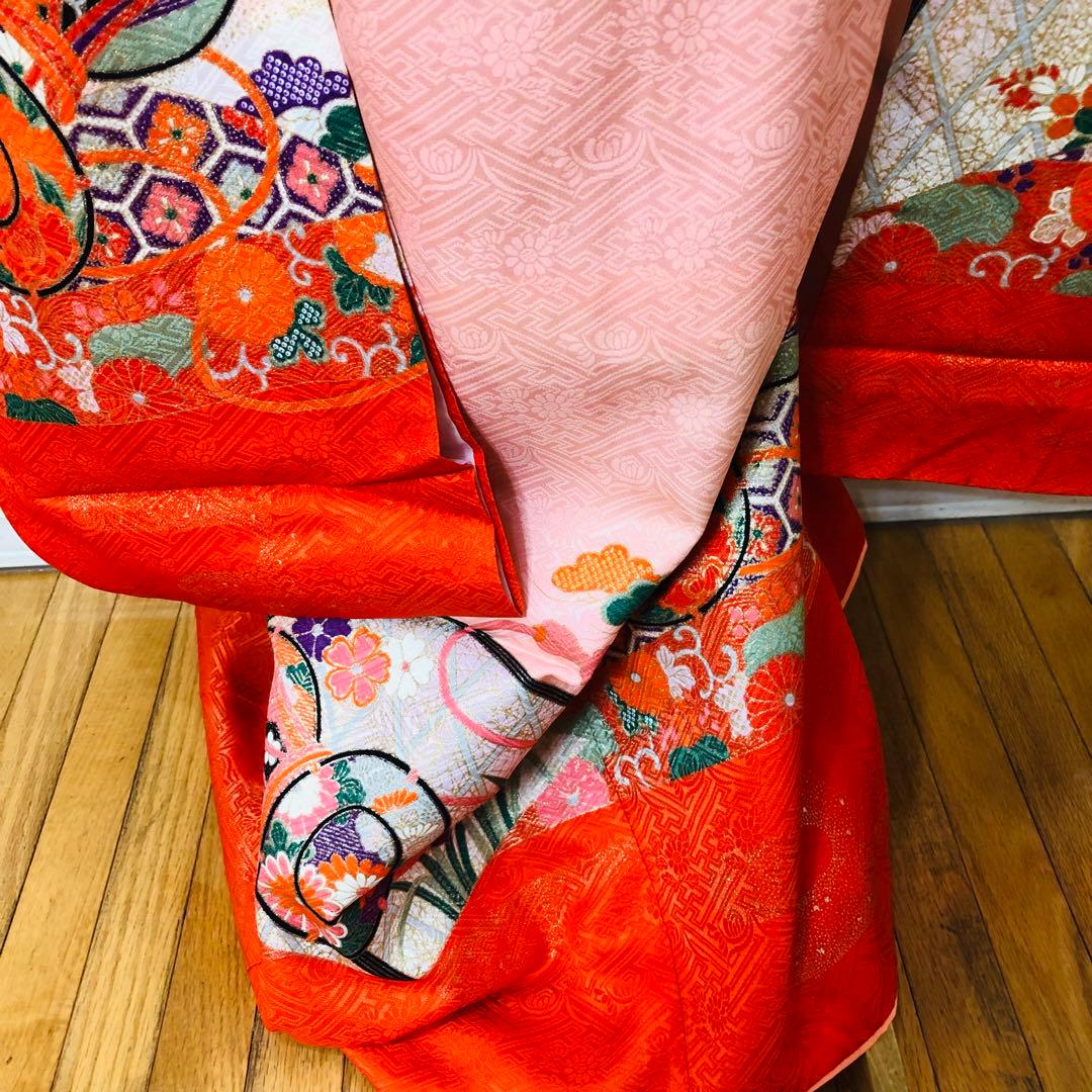 7歳完全フルセット⭐︎可愛いピンク系⭐︎ 太鼓花々金彩煌びやか際立つ逸品