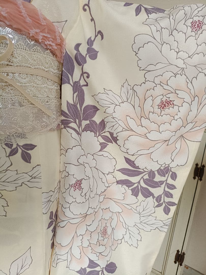 ブランドbonheur saisons着物と作り帯☆七五三７歳フルセット