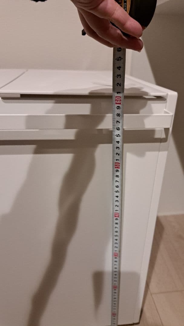 tower　ホワイト フタ付きごみ箱 3分別