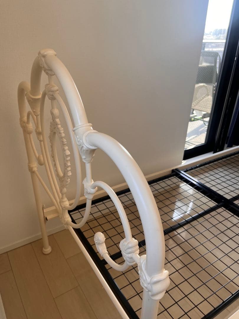 ローラアシュレイ サマセット シングルベッドフレーム アイボリー