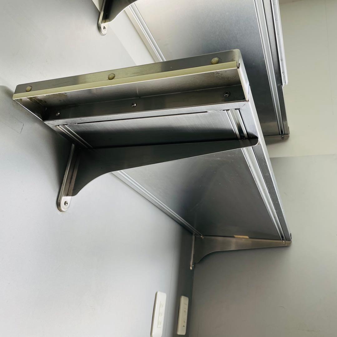 タニコー tanico 業務用 ステンレス壁付け棚 2個セット W90 厨房用