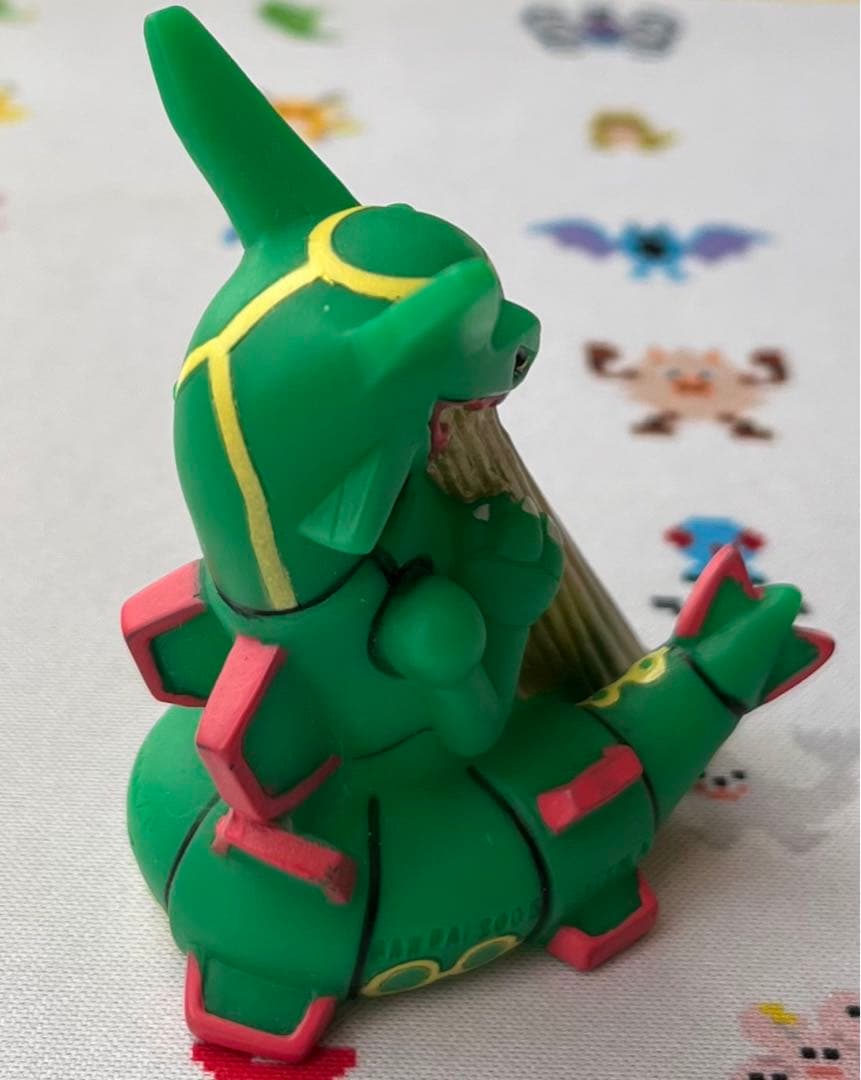 ポケモン 指人形 レックウザ キメわざ 中古 ポケモンキッズ ソフビ