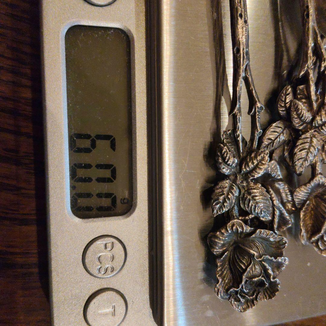 最終価格。ヒルデスハイムの薔薇デザートスプーン、ティースプーン