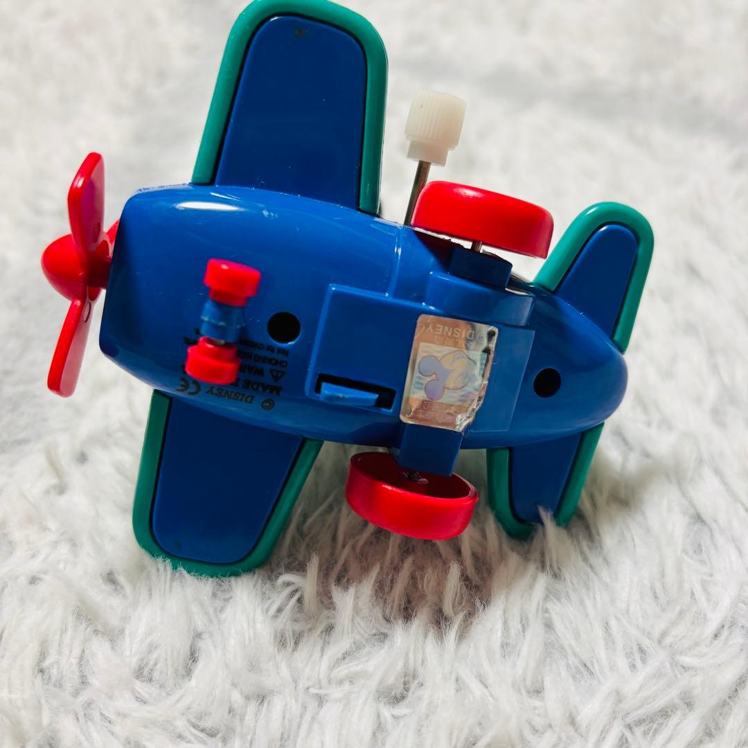 ミッキー 飛行機 おもちゃ ゼンマイ式 ディズニー ミッキーマウス 子供