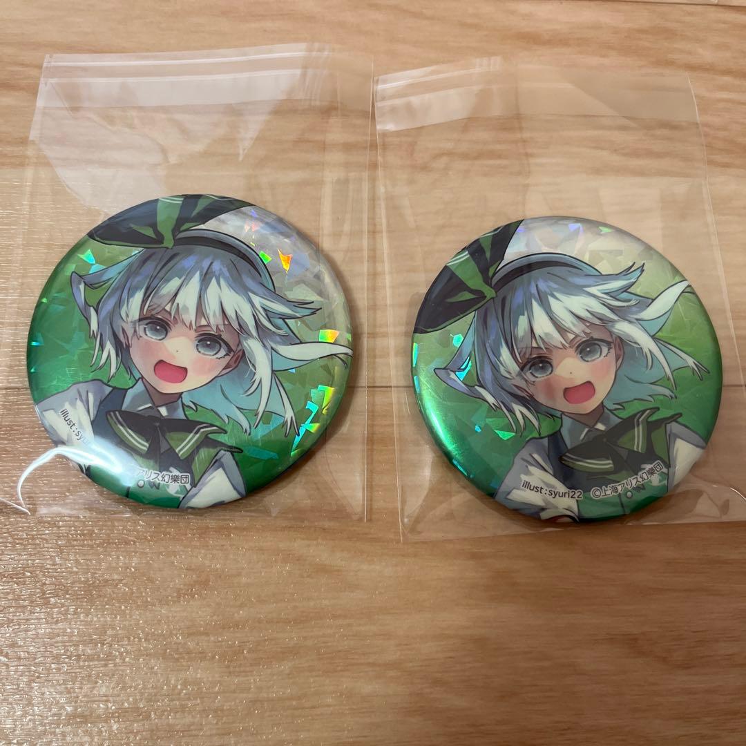ダイソー 東方project BIGホログラム缶バッジ - メルカリ