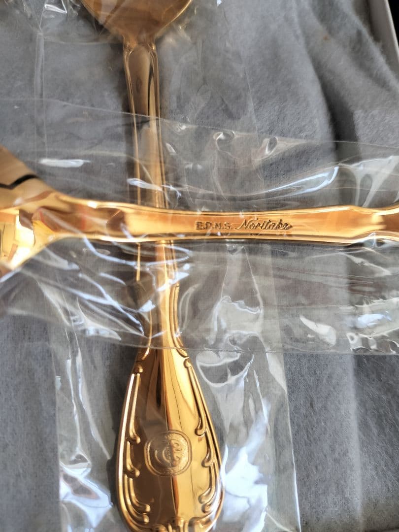 Noritake 金メッキ スプーンセット 5本と6本