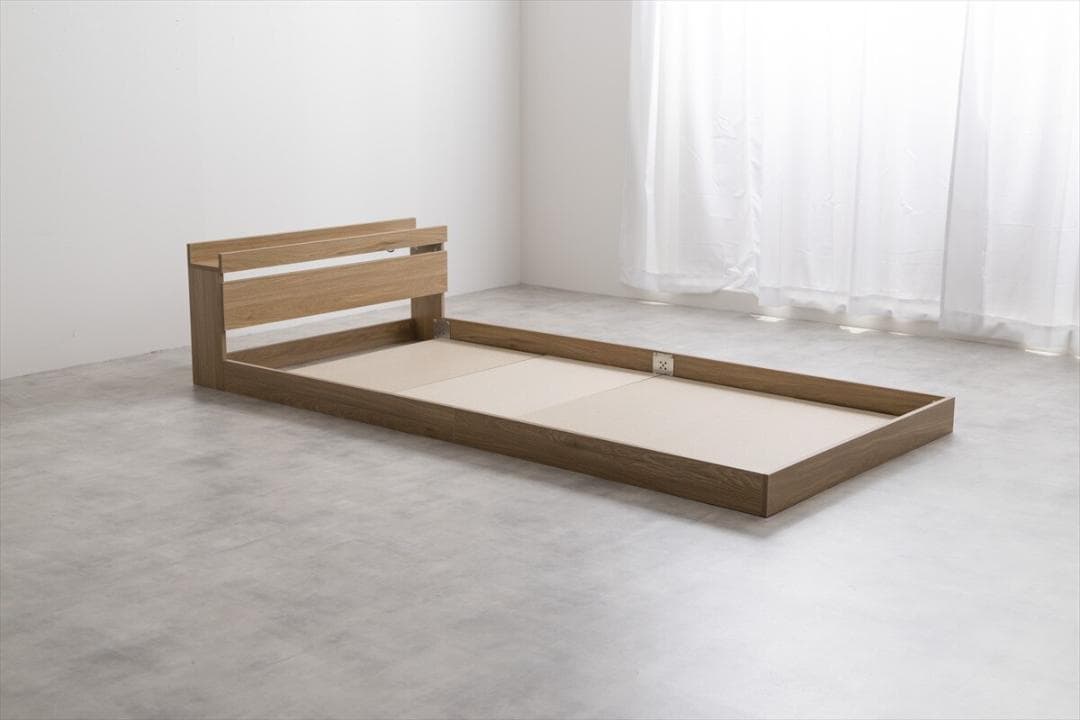 IN BD CRA　シングルベッド　フレームのみ　ナチュラル