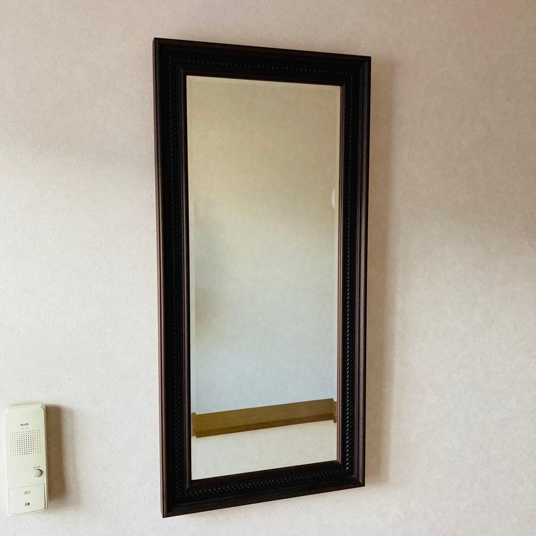 【希少】ヴィンテージ　塩川光明堂 HSロマンスA4 姿見 全身鏡 ウォールミラー