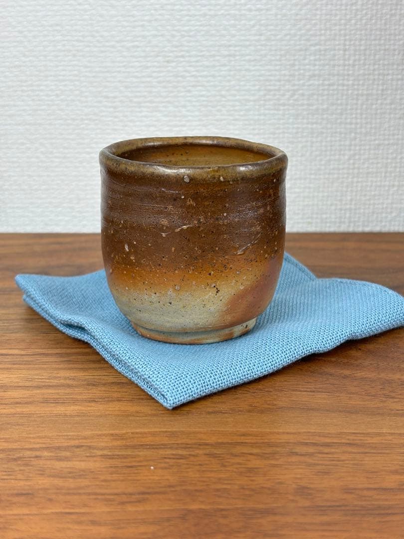 金重愫 かねしげまこと 備前酒呑 最良土ニテ 共箱 共布 栞付き - メルカリ