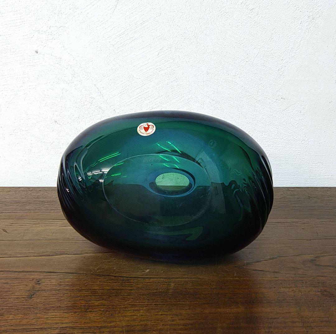 Beranek】ガラス 花瓶 フラワーベース ミッドセンチュリー