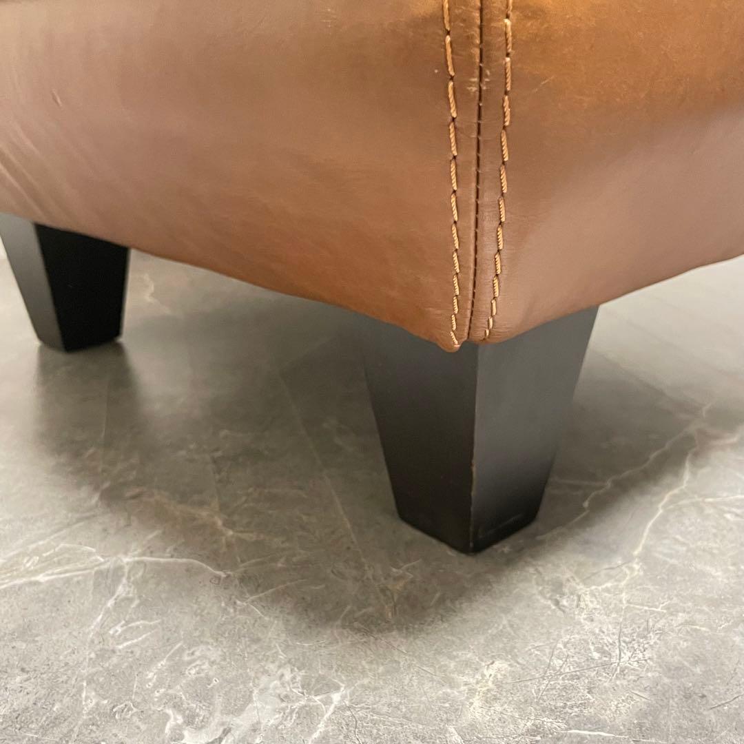 アクタス five by five 本革オットマン　スツール