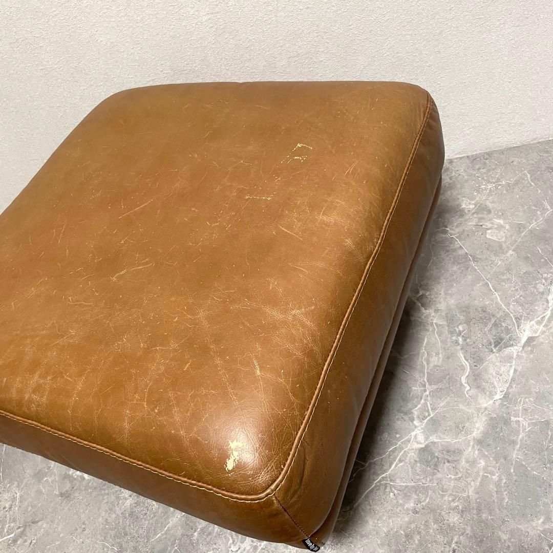 アクタス five by five 本革オットマン　スツール