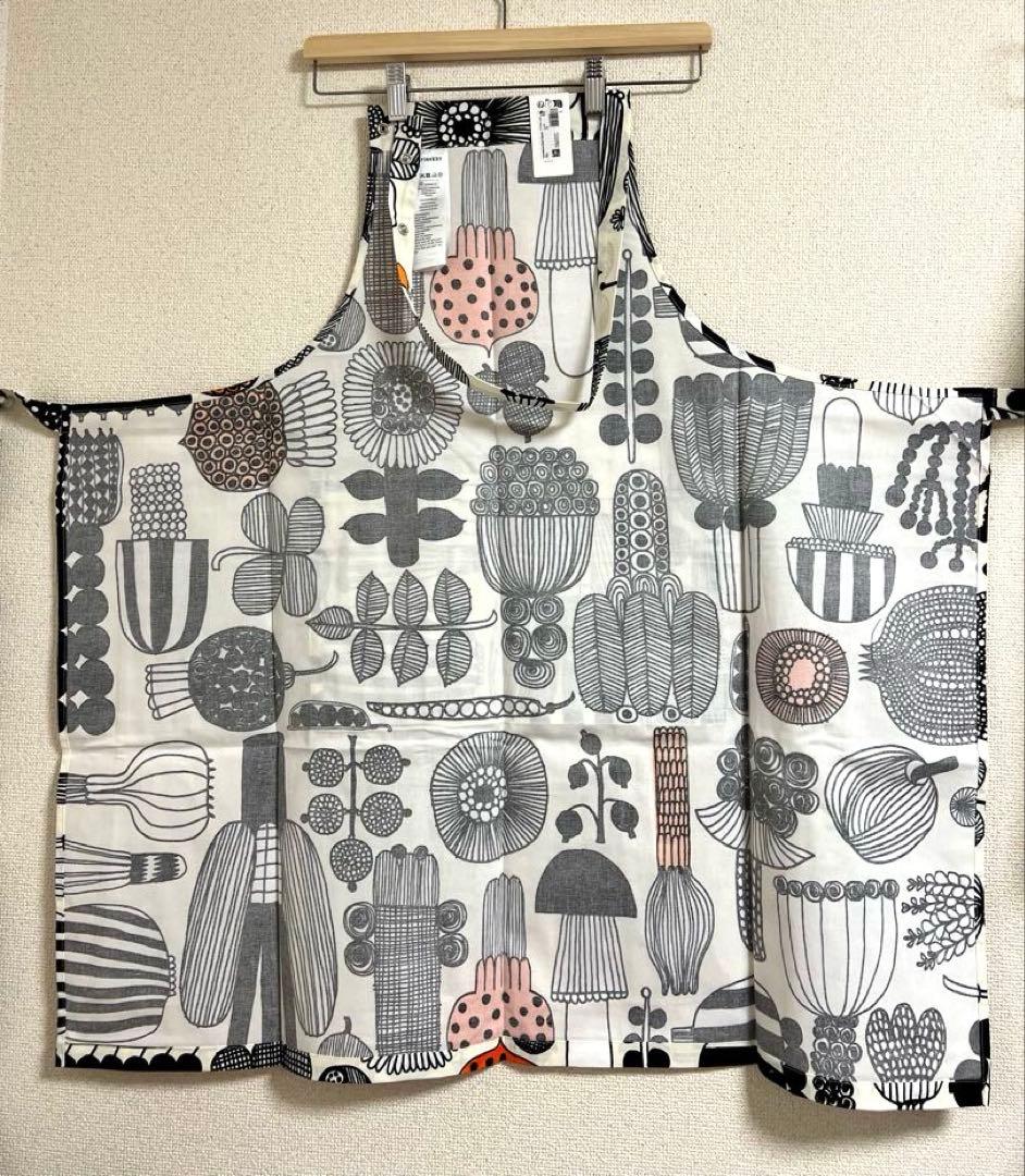 ☺︎新品未使用　マリメッコ　marimekko 人気柄　エプロン　新カラー☺︎