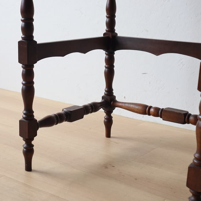 ネストテーブル 折りたたみ式八角テーブル付角茶テーブル 木製 無垢材