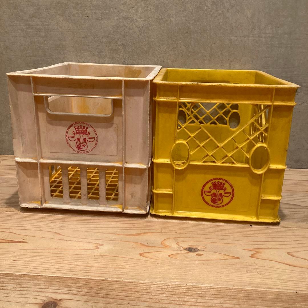 希少！！ ゼンラク牛乳 全酪連 牛乳コンテナ ケース コンテナ ビール