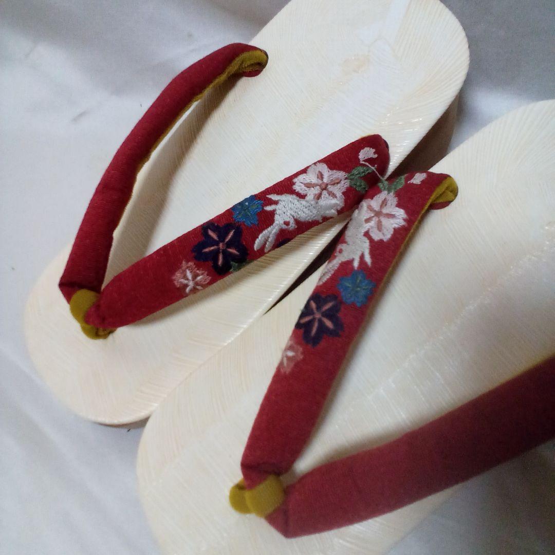 七五三　七歳着物　作り帯　帯揚げ　志古貴　はこせこセット　和装小物　バッグと下駄