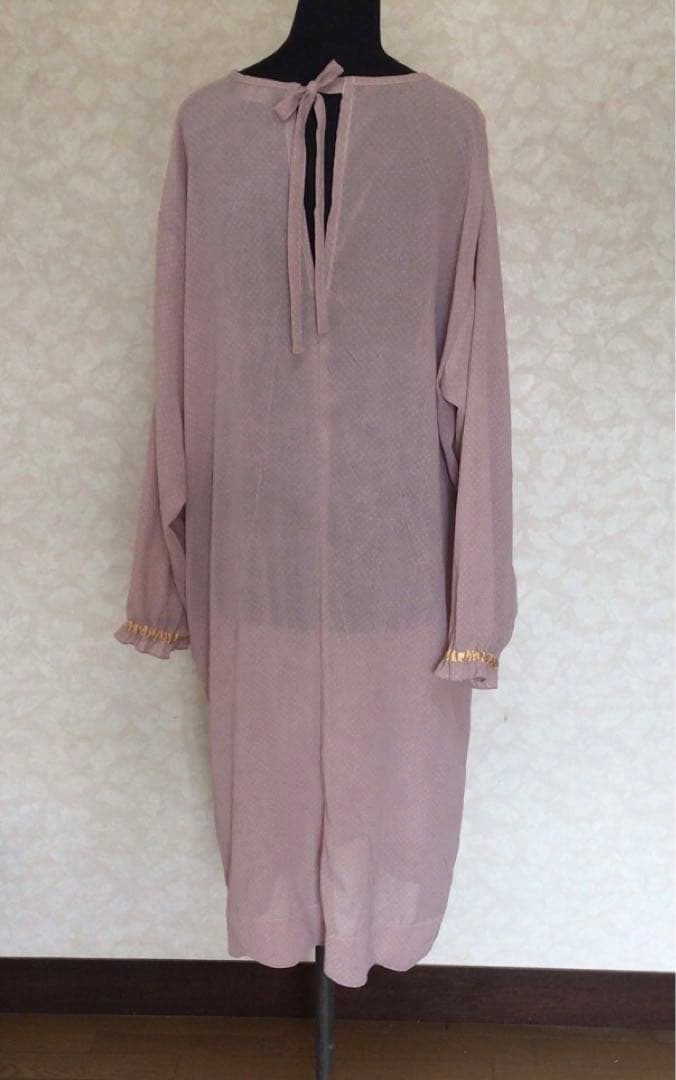 ロベルタガンドルフィ 新品未使用 お花リボン 人気ピンク割烹着やアウター